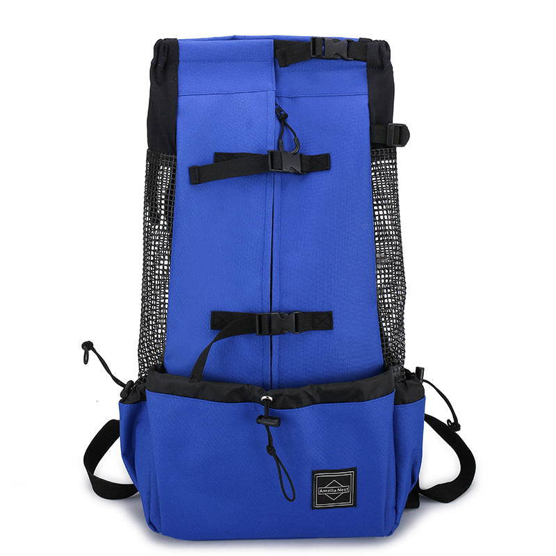 Portable Pet Backpack Carrier Double Shoulder Travel Bag