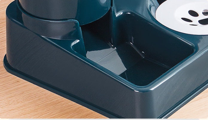 Pet Automatic Combined Feeding Food And Water Bowl