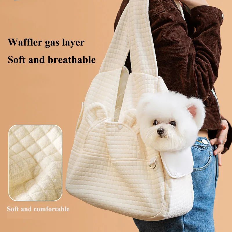 Breathable Pet Backpack Carrier Chest Travel Comfort Bag