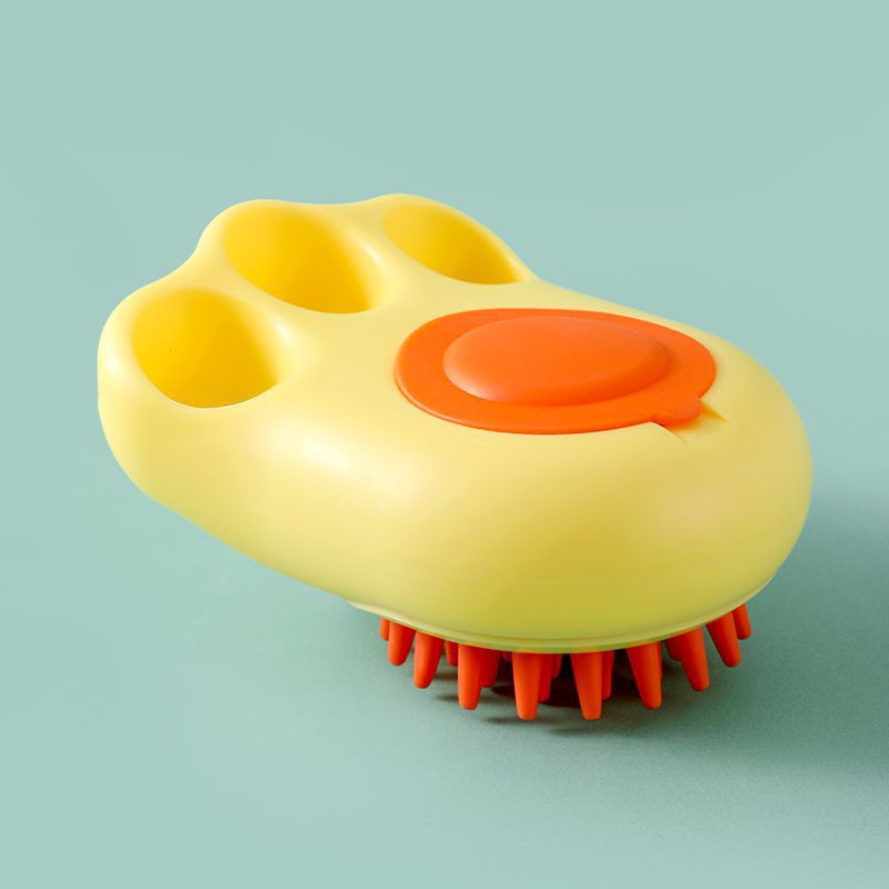 Pet Bath Massage Comb Grooming Brush Cleaning Tool