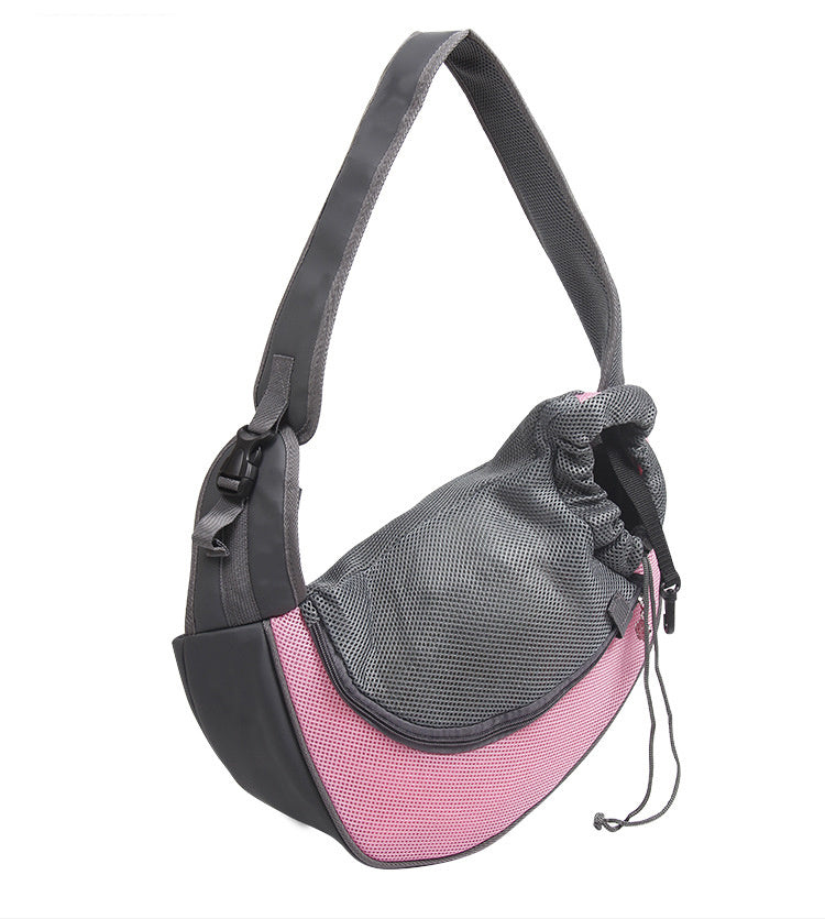 Mesh Oxford Pet Carrier Shoulder Sling Travel Tote Bag