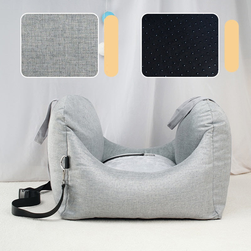 Detachable Washable Pet Car Seat Four Season Carrier