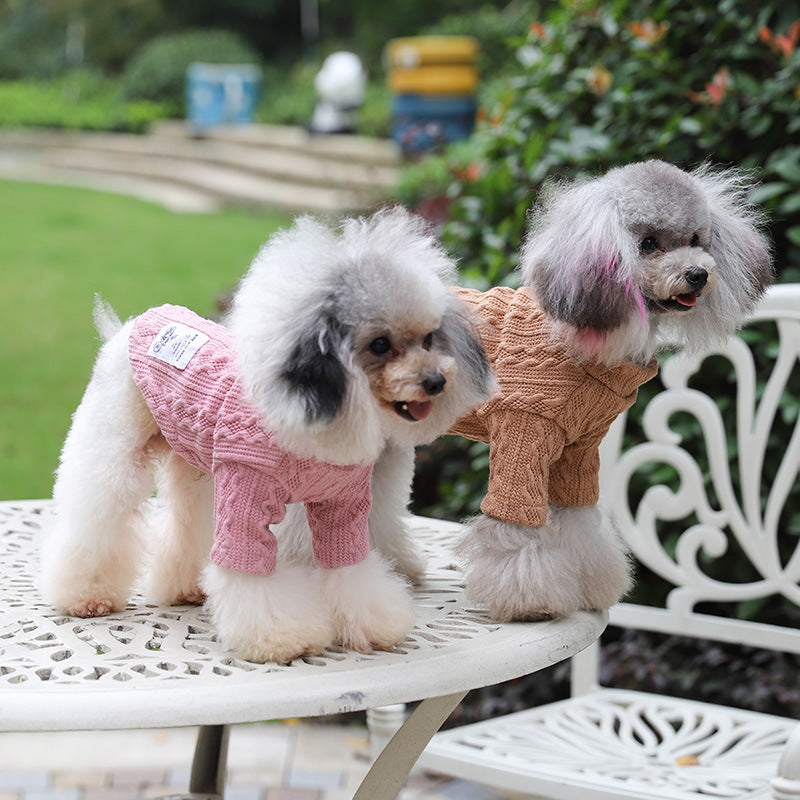 Knitted Sweater Clothing Pet Apparel