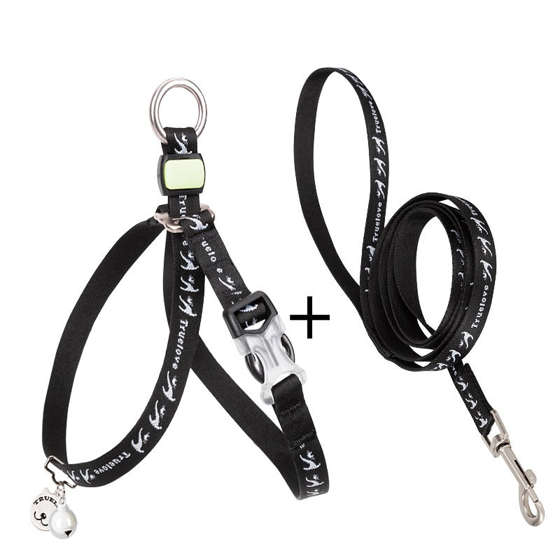 Pet Bell Chest Strap Vest With Leash Control System
