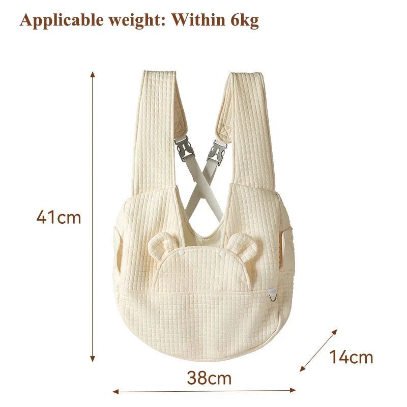 Breathable Pet Backpack Carrier Chest Travel Comfort Bag