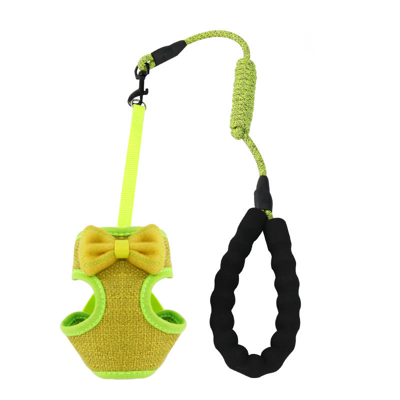 Pet Chest And Back Support Harness Leash System