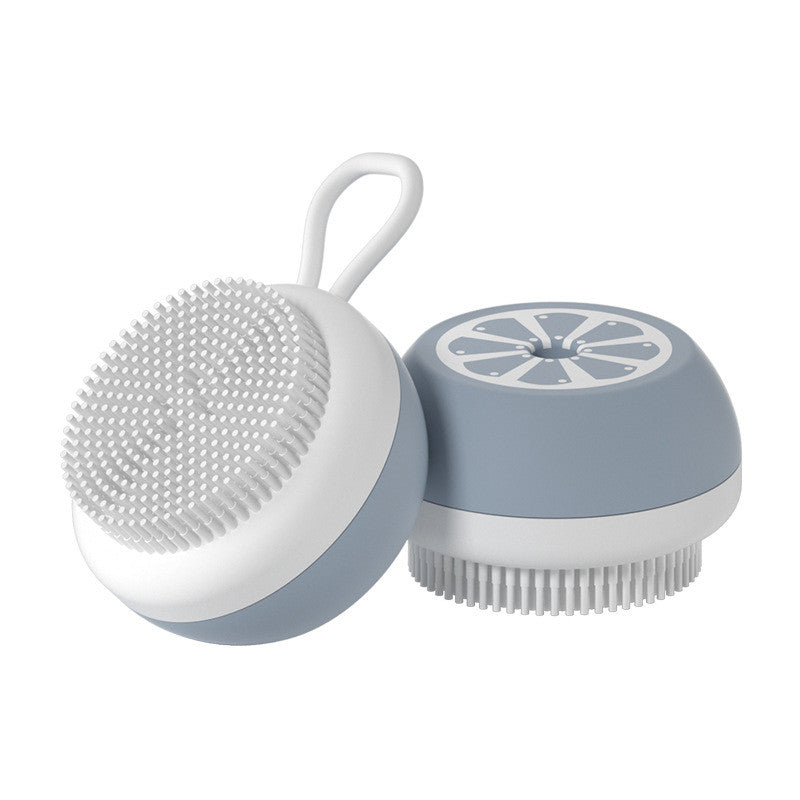 2 In 1 Silicone Bath Massage Grooming Pet Cleaning Tool
