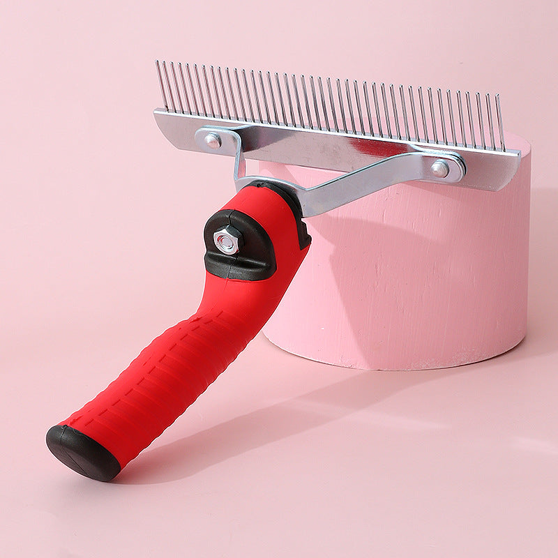 Pet Deshedding Grooming Rake Comb Extra Large Hair Removal Tool