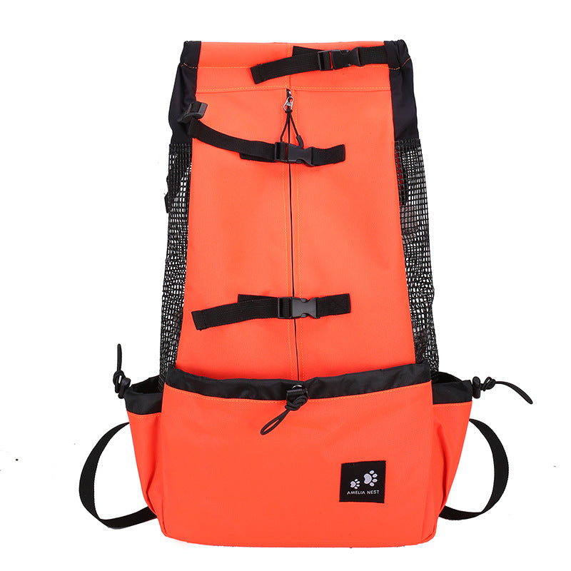 Portable Pet Backpack Carrier Double Shoulder Travel Bag