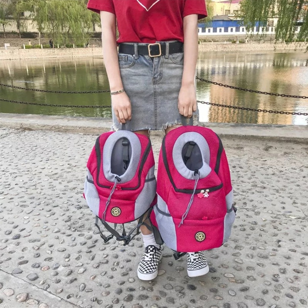 Portable Outdoor Pet Backpack Carrier Travel Bag