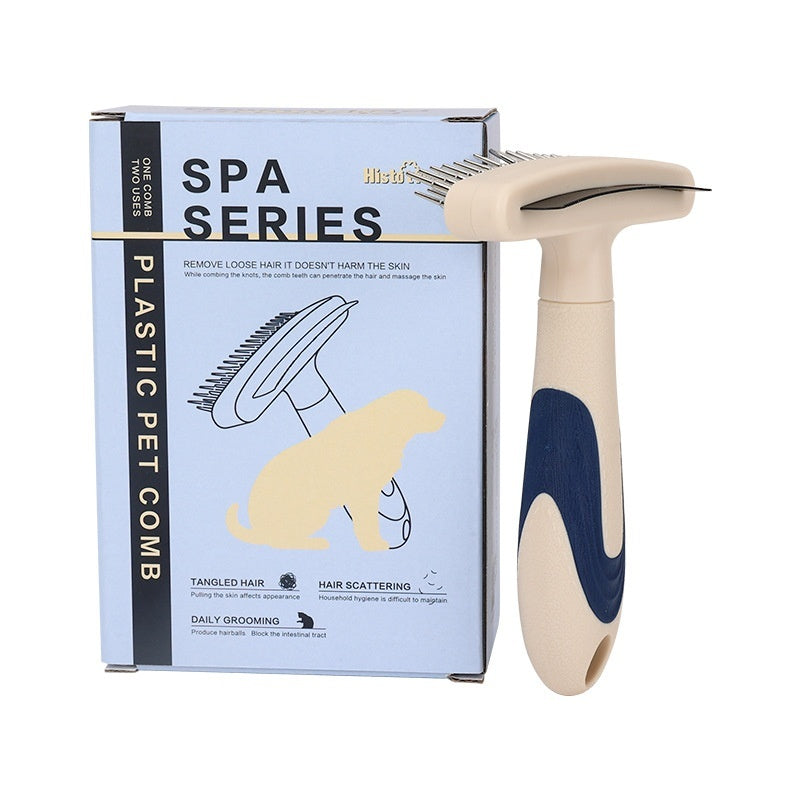 Pet Grooming Brush For Detangling And Hair Removal Tool