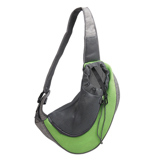 Mesh Oxford Pet Carrier Shoulder Sling Travel Tote Bag