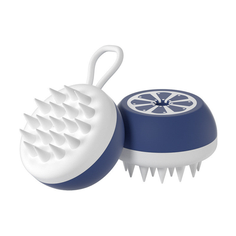 2 In 1 Silicone Bath Massage Grooming Pet Cleaning Tool
