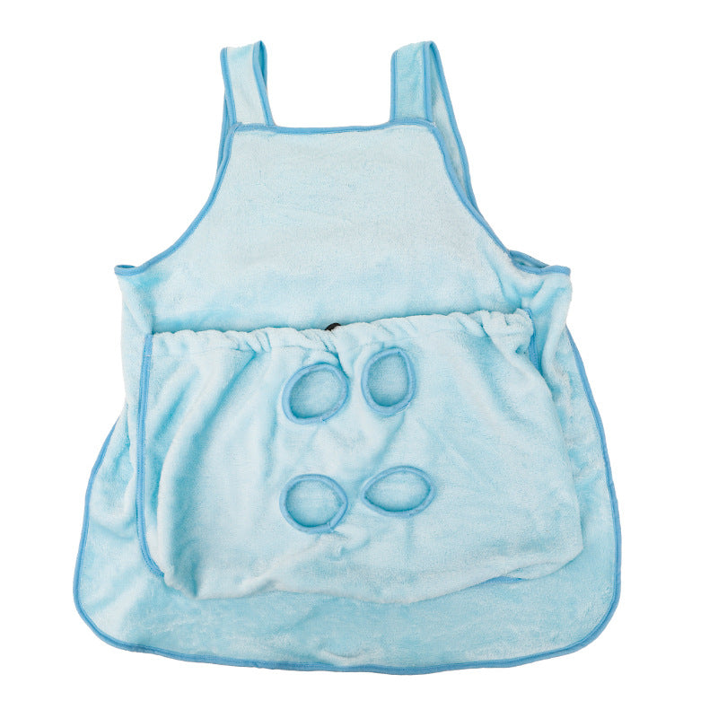 Plush Pet Carrier Chest Apron Sleeping Pouch Travel Bag
