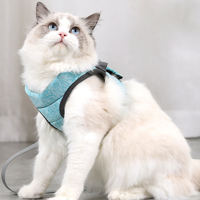 Breathable Lightweight Pet Chest Strap Lace Leash System