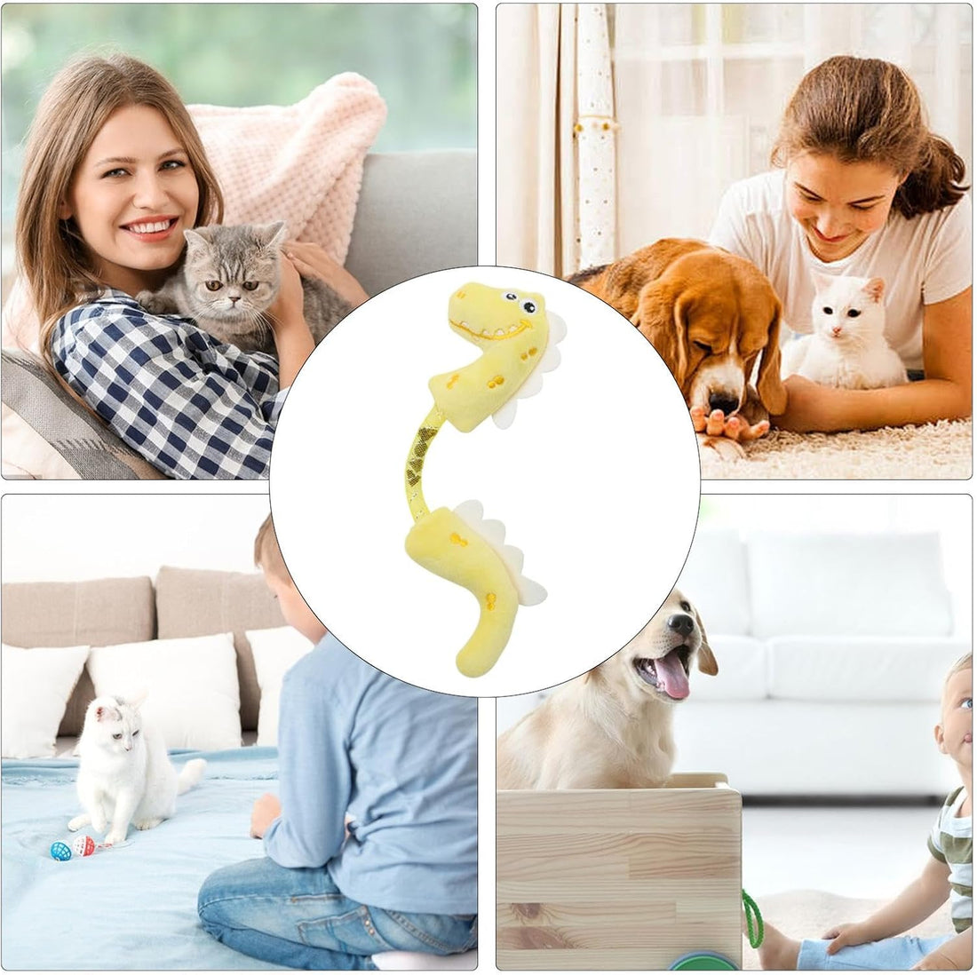 Catnip Rope Chew Teeth Cleaning Interactive Pet Toy