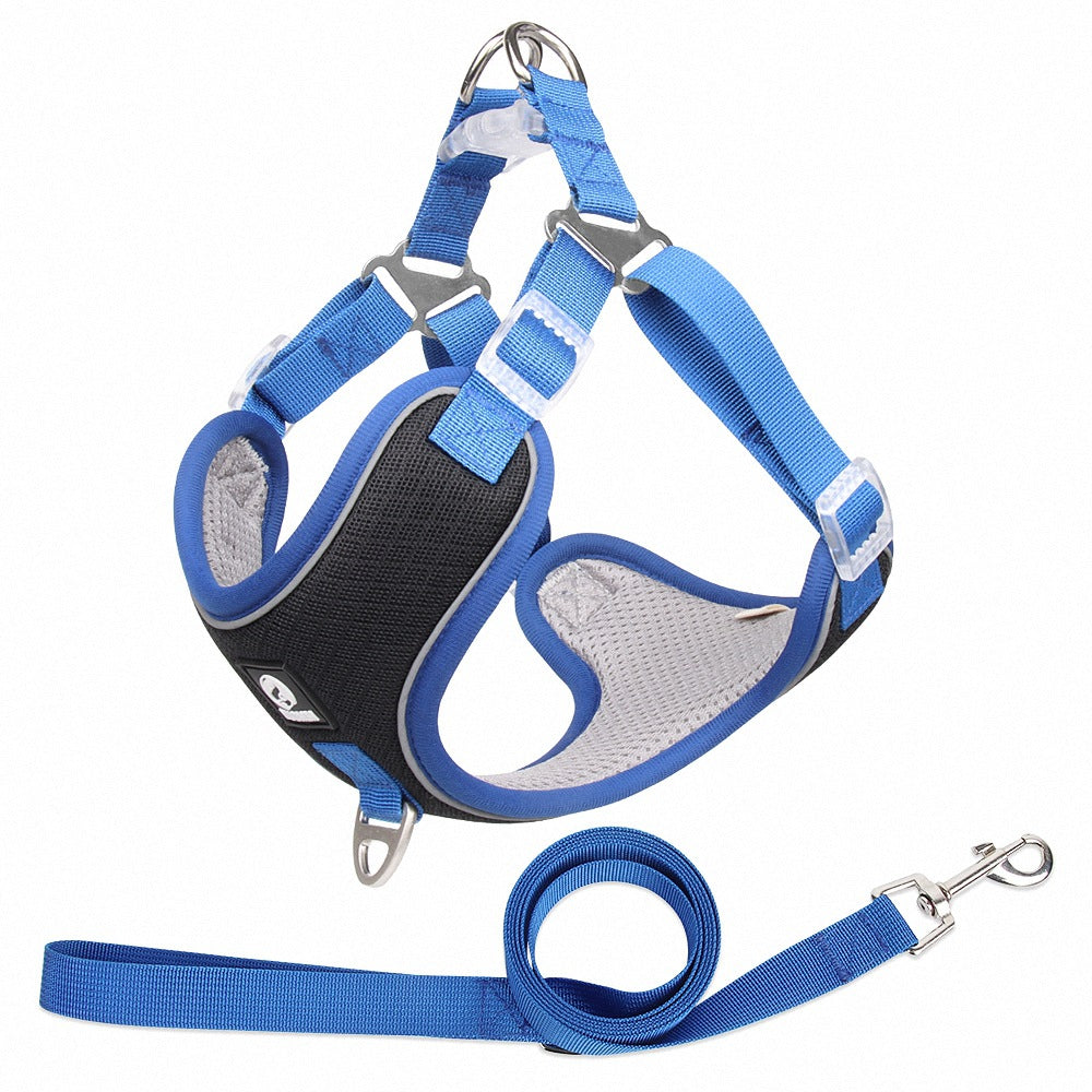 Pet Breathable Adjustable Harness And Leash