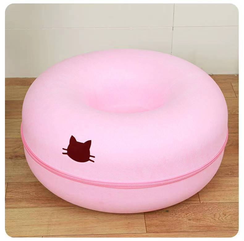 Comfortable Round Pet Tunnel Bed Sleeping Nest