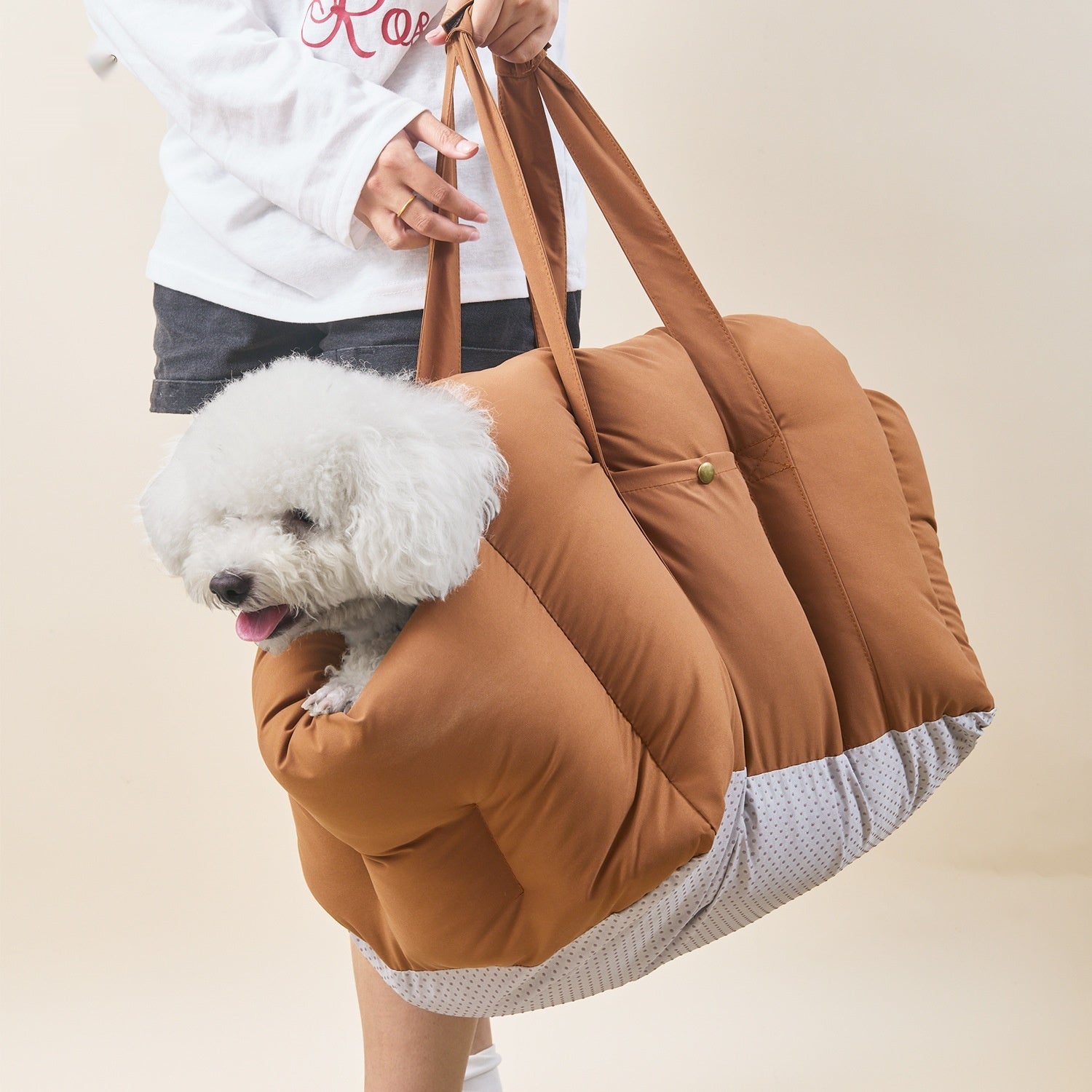 Portable Pet Car Seat Front Passenger Safety Carrier Backpack