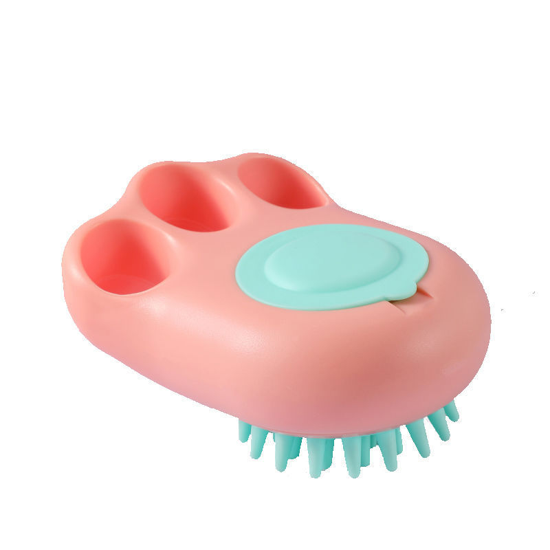 Pet Bath Massage Comb Grooming Brush Cleaning Tool