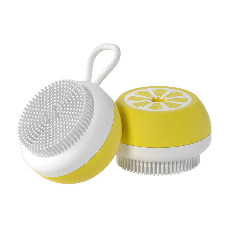 2 In 1 Silicone Bath Massage Grooming Pet Cleaning Tool