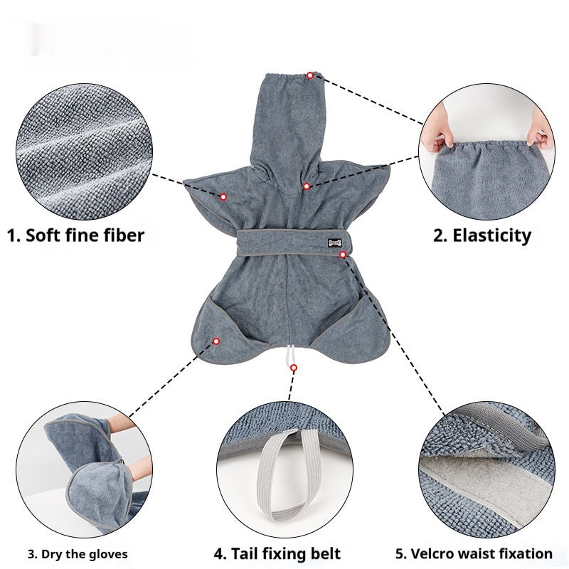 Cotton Super Absorbent Quick Drying Pet Bath Towel