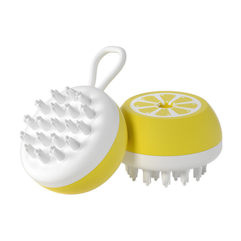 2 In 1 Silicone Bath Massage Grooming Pet Cleaning Tool
