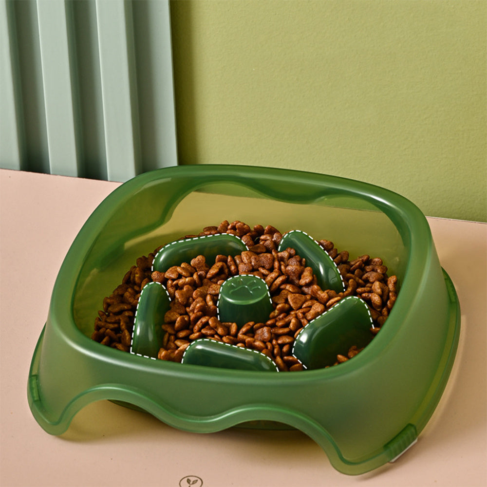 Anti Choking Slow Feeding Water Bowl Pet Dish