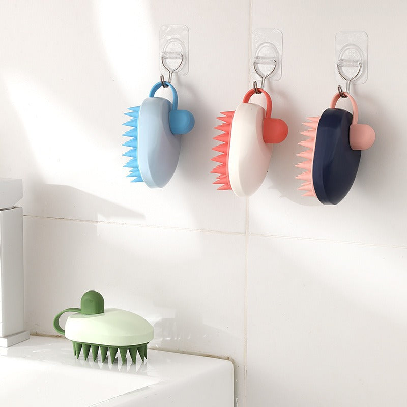 Soft Gel Shampoo Massage Bath Pet Brush