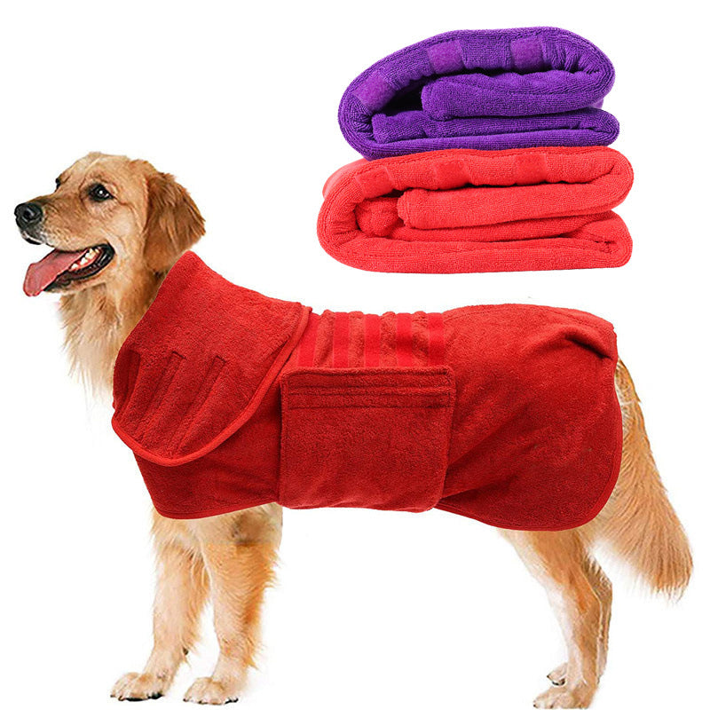 Super Absorbent Quick Drying Fiber Pet Bath Towel