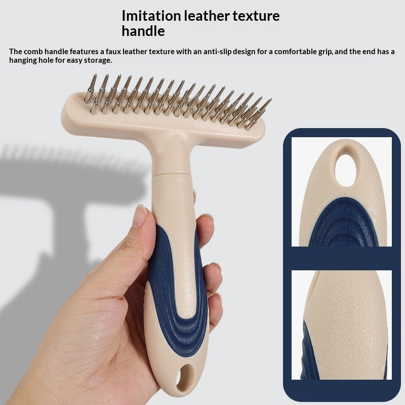 Pet Grooming Brush For Detangling And Hair Removal Tool