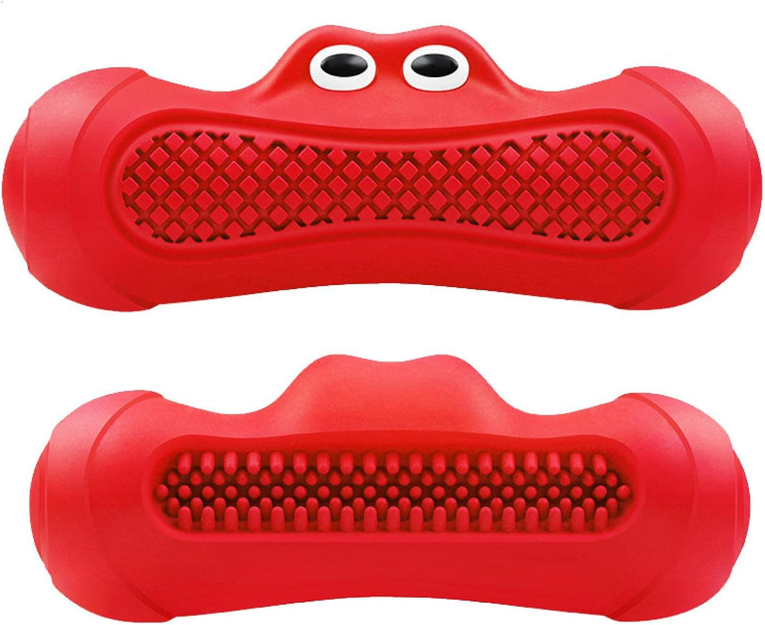 Natural Rubber Vocal Rugby Teething Chewing Interactive Pet Toy