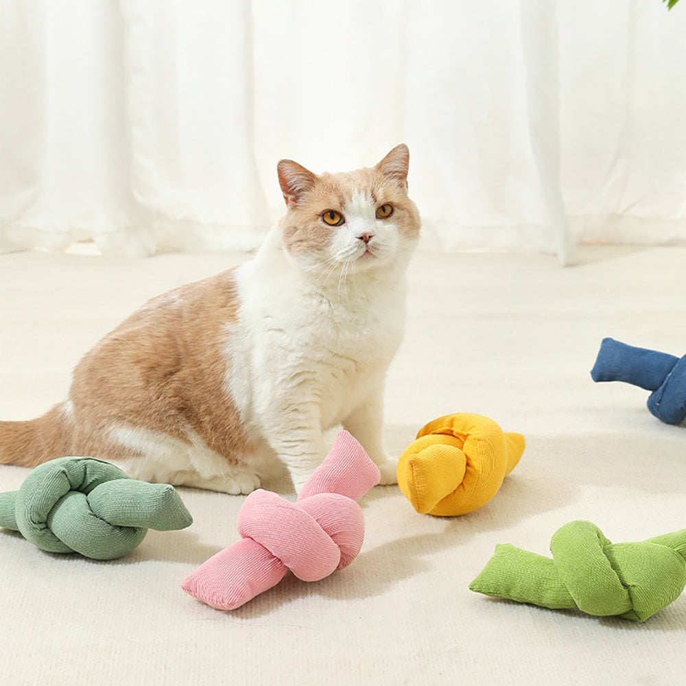 Natural Cotton Knot Tug Rope Interactive Pet Toy