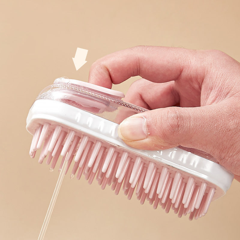 Silicone Foam Massage Bath Cleaning Pet Brush