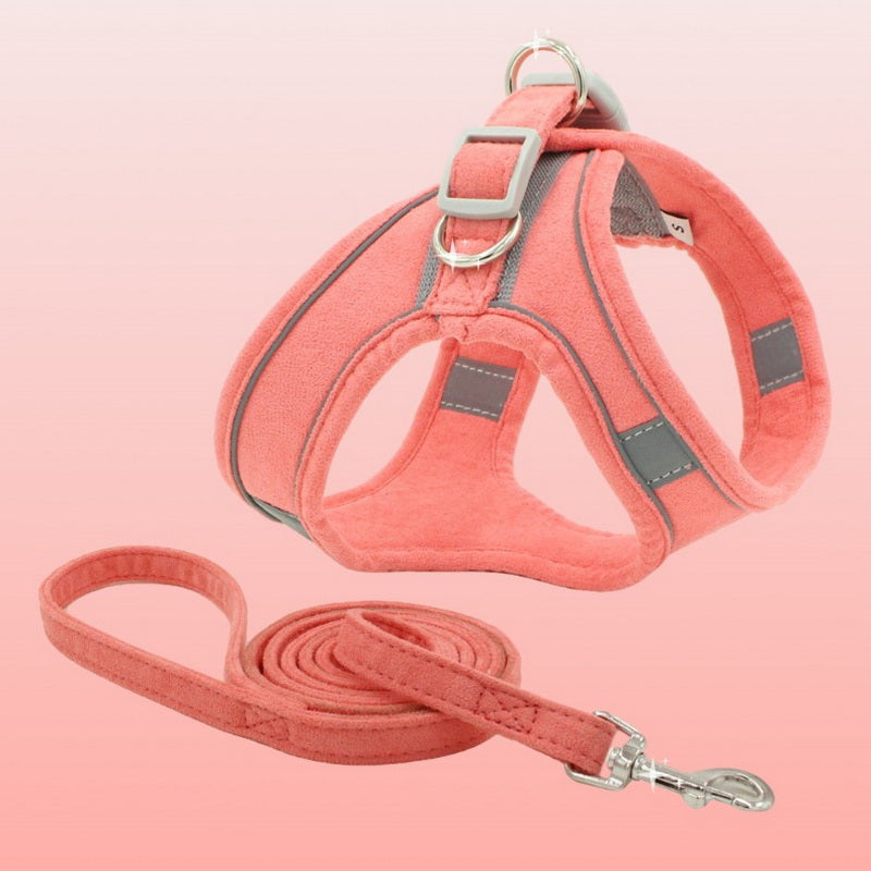 Pet Vest Type Chest Harness And Leash