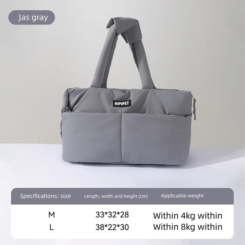 Portable Pet Car Seat With Safety Leash Travel Carrier