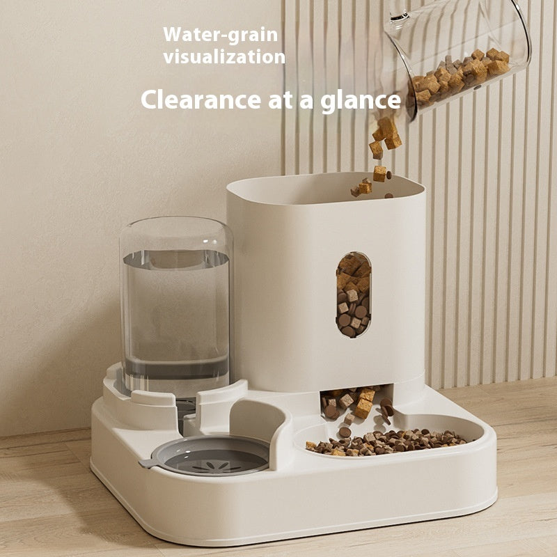 Automatic Pet Feeder And Water Bowl Set