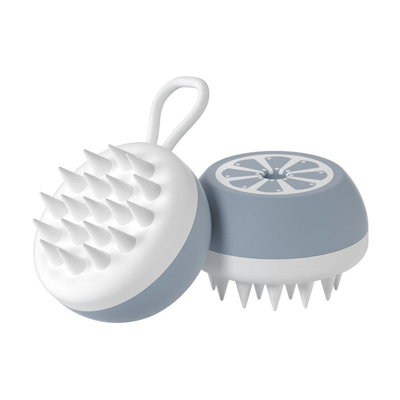 2 In 1 Silicone Bath Massage Grooming Pet Cleaning Tool