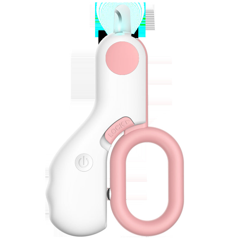 LED Illuminated Pet Mini ABS Nail Trimmer Tool
