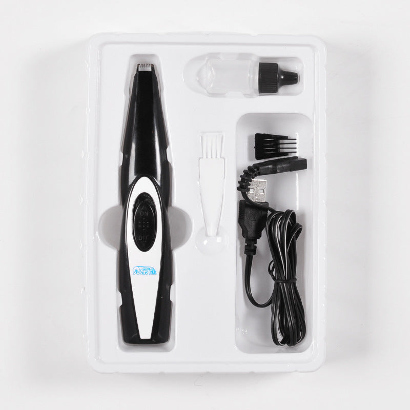 Rechargeable Pet Nail Grinder Hair Trimmer Grooming Tool