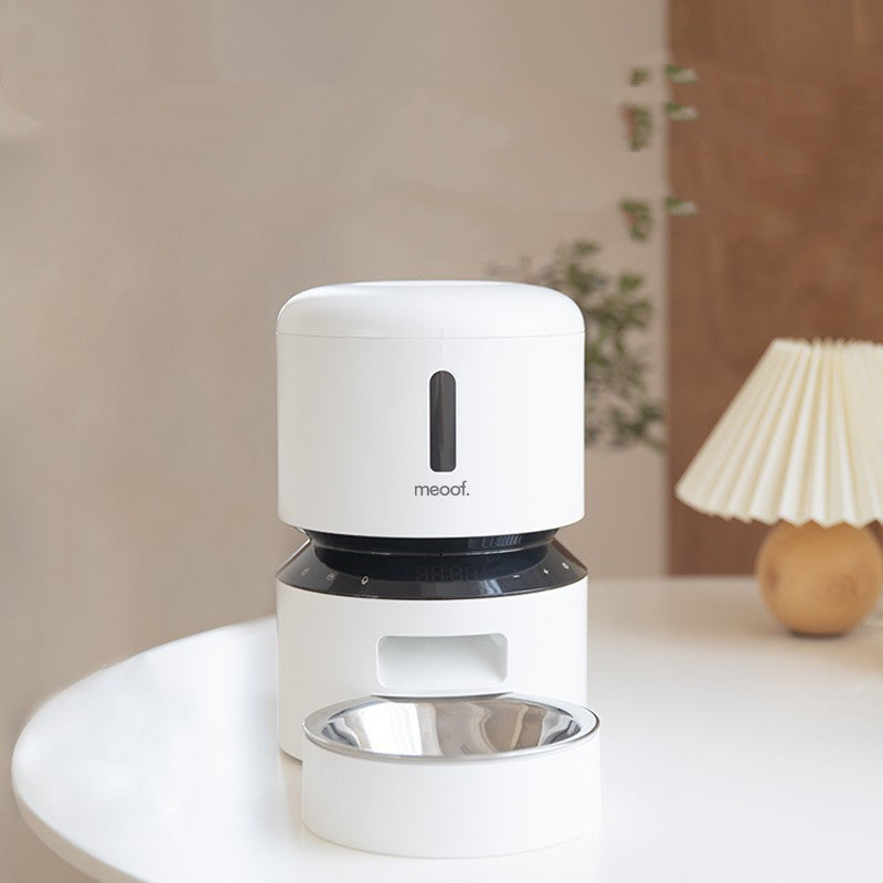 Capsule Automatic Double Bowl Pet Feeder
