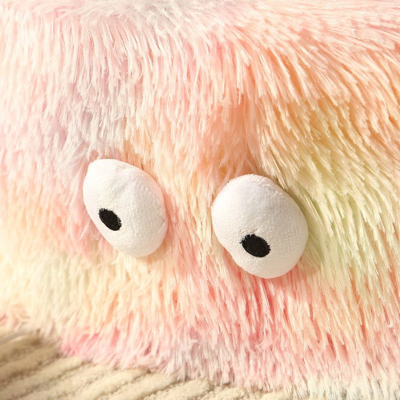 Pet Cute Monster Style Winter Warm Round Nest Bed