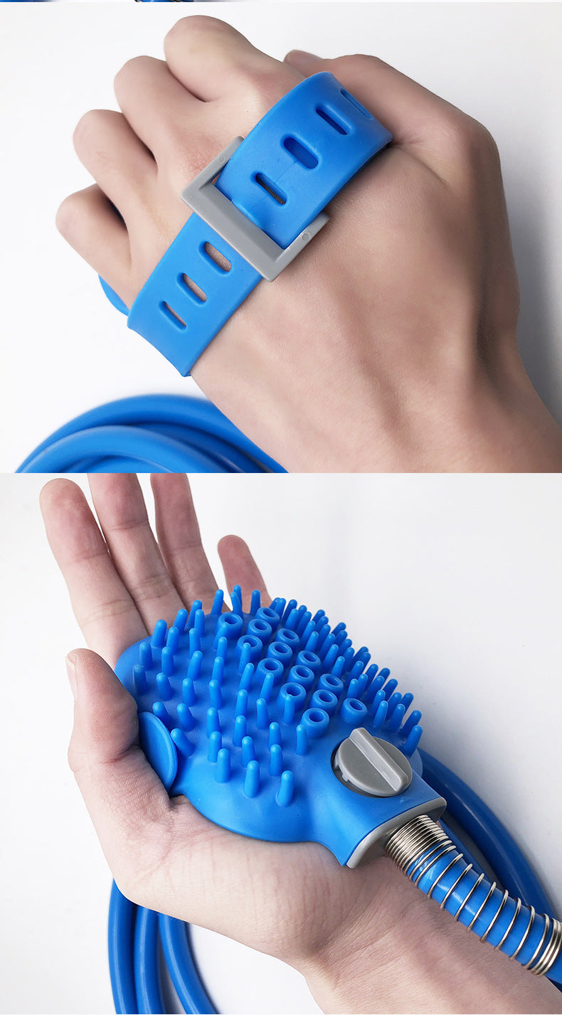 Silicone Glove Massage Shower Bath Pet Cleaning Tool