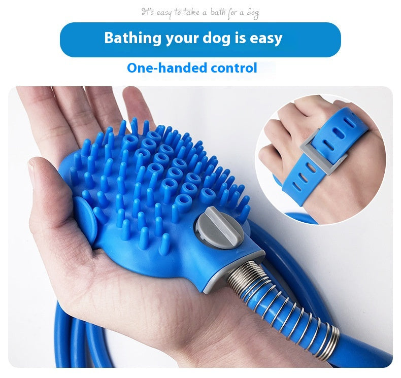 Silicone Glove Massage Shower Bath Pet Cleaning Tool