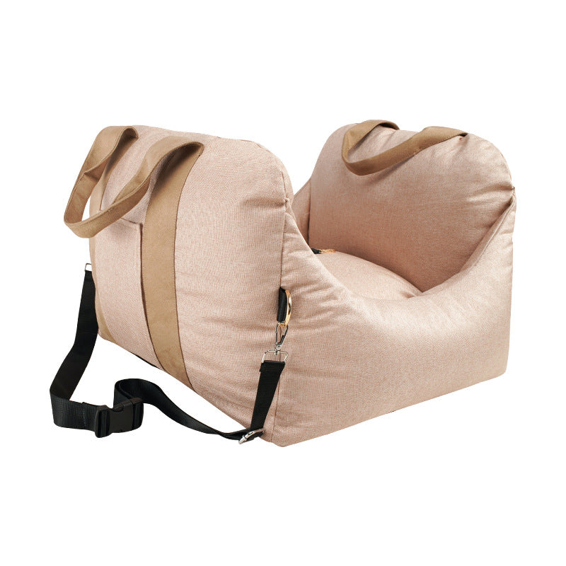 Detachable Washable Pet Car Seat Four Season Carrier