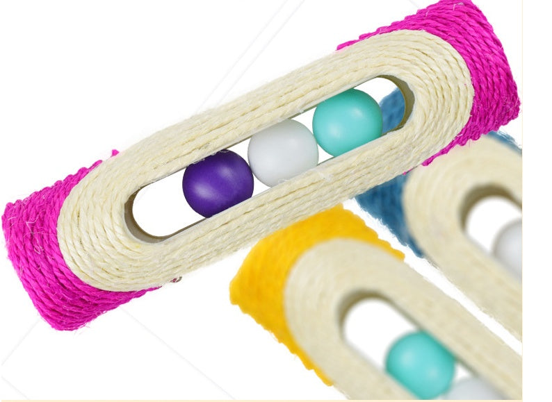 Long Sisal Drum Scratching Interactive Pet Toy