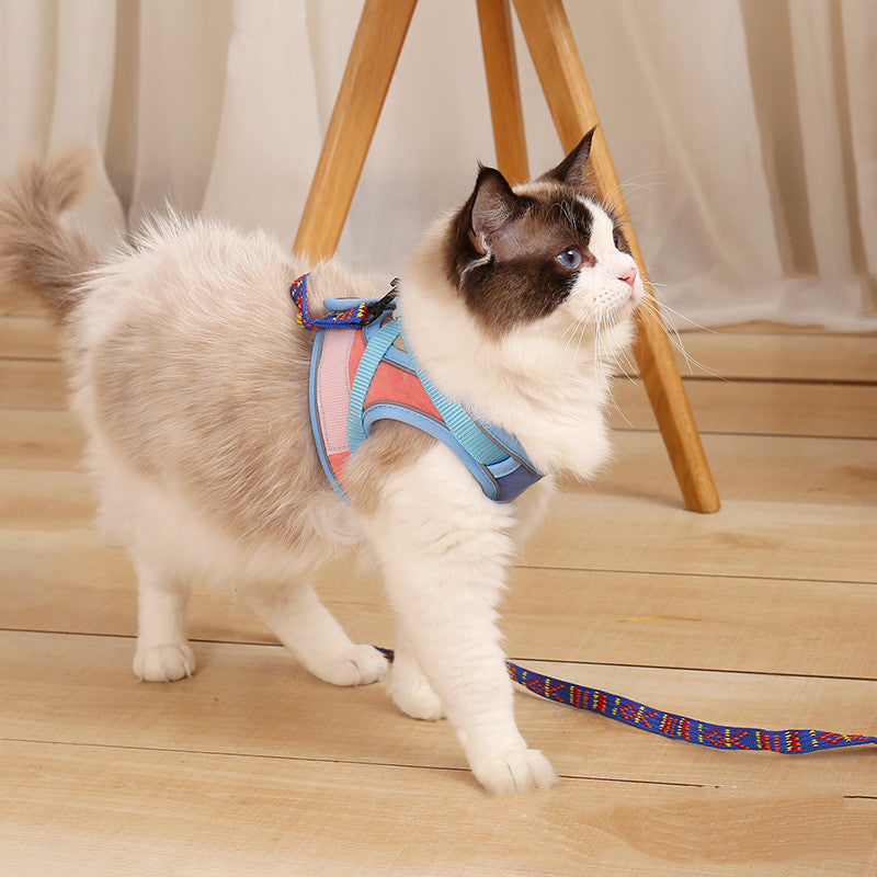 Pet Reflective Anti Escape Harness And Leash