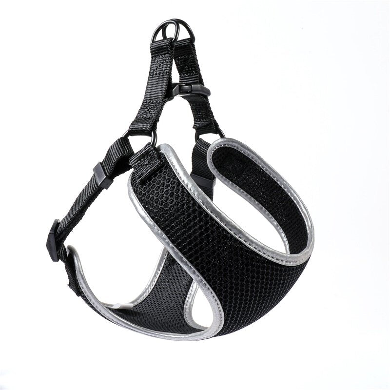 Vest Style Pet Walking Harness With Leash Control System