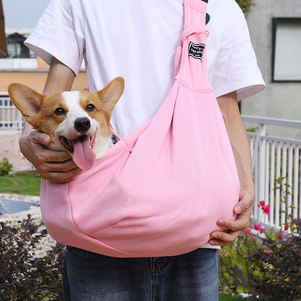 Comfortable Cotton Pet Carrier Shoulder Travel Tote Bag