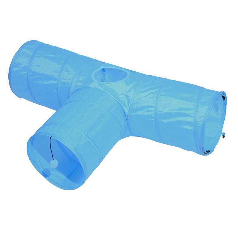 Foldable Tunnel Climbing Path Interactive Pet Toy